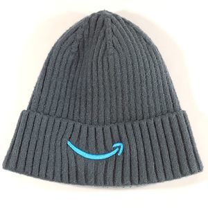 Amazon Delivery Driver Blue Knit Beanie